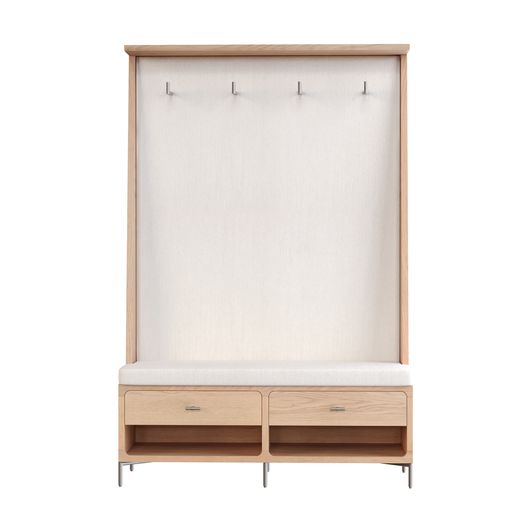 Sunpan Herrington Hall Tree with Bench - Mina Ivory