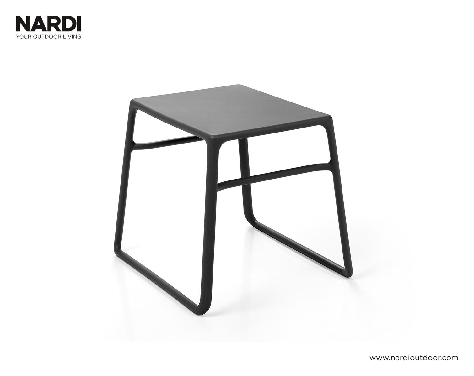 Nardi Pop Side Table In Bianco/Antracite/Caffe/Tortora