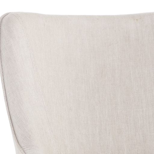 Sunpan Franklin Office Chair - Beige Linen / Vintage Black