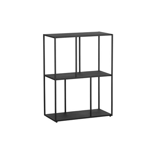 Sunpan Eiffel Low Bookcase - Black in Small / Medium / Large