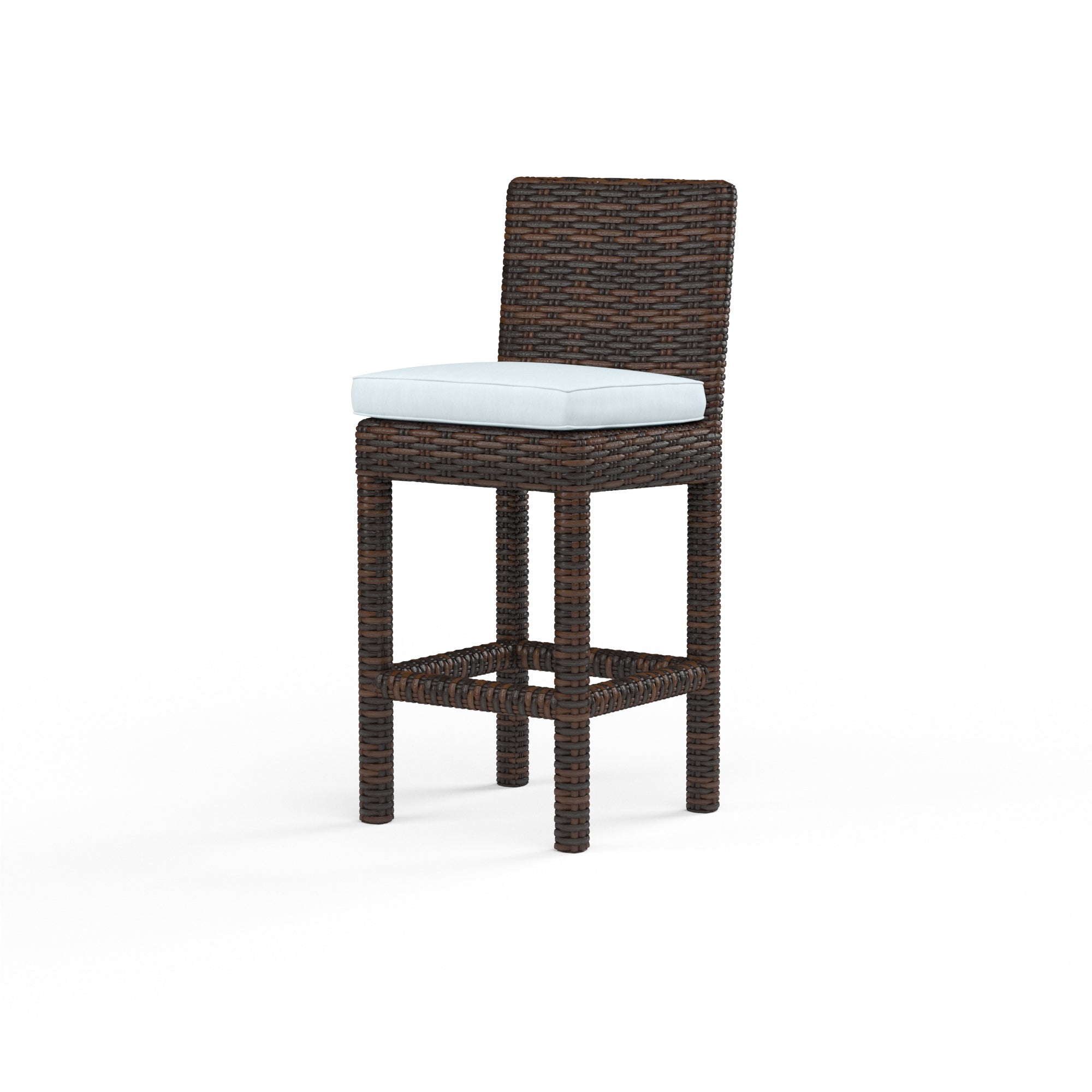 Sunset West Montecito Wicker Barstool with Cushion