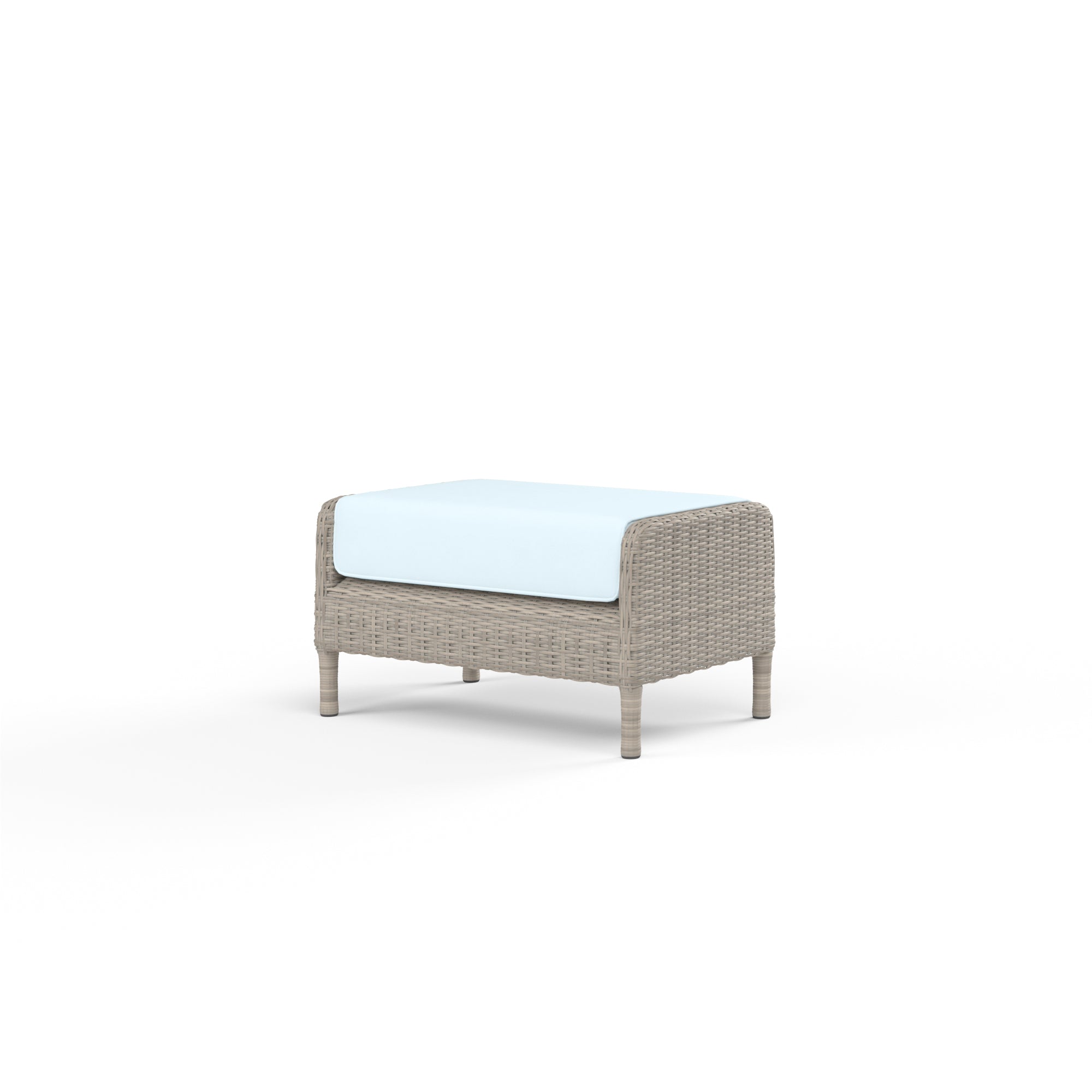 Sunset West Manhattan Ottoman with Cushion