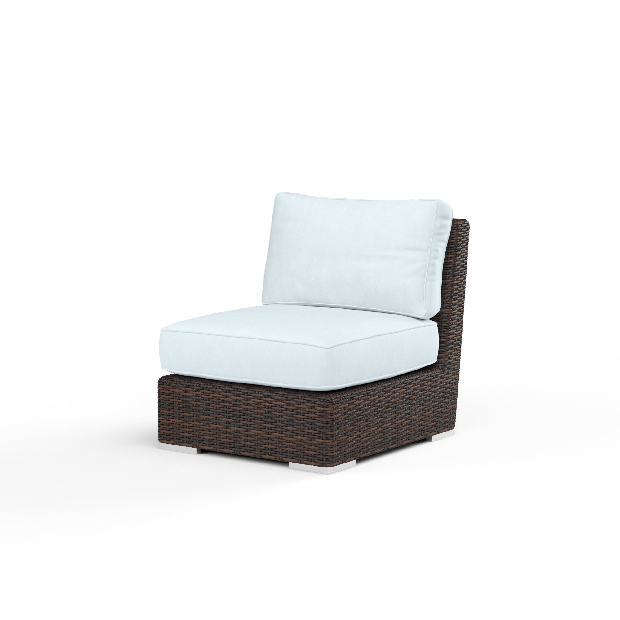 Sunset West Montecito Armless Club Chair with Cushion
