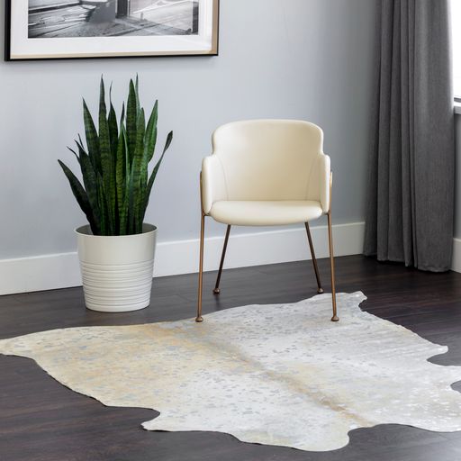 Sunpan Kolkata Hand Made Rug - Beige / Silver - 5' X 8'