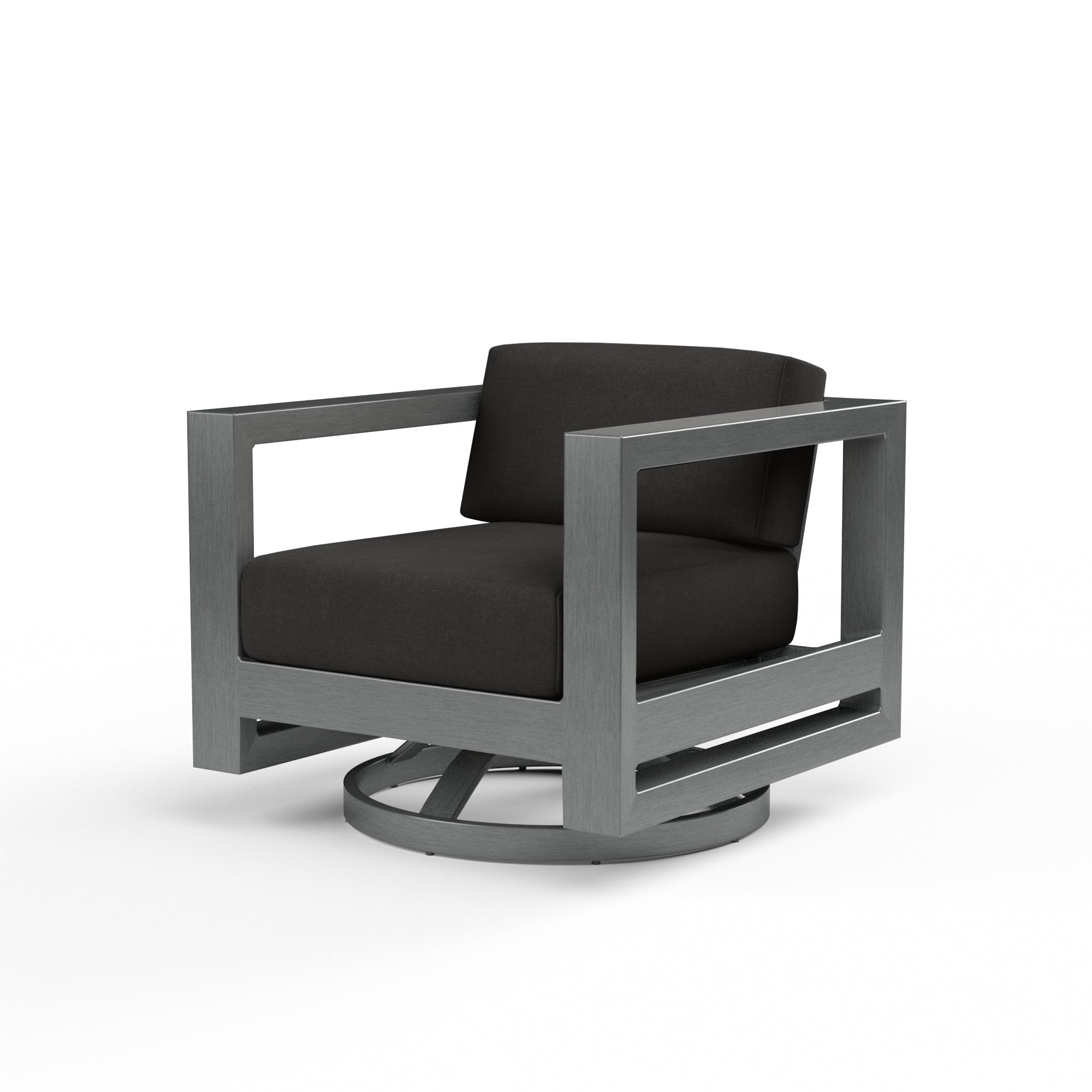 Sunset West Redondo Swivel Club Chair with Cushion