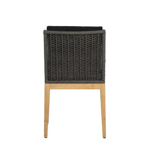 Sunpan Sorrento Dining Chair Palazzo Taupe / Regency Black