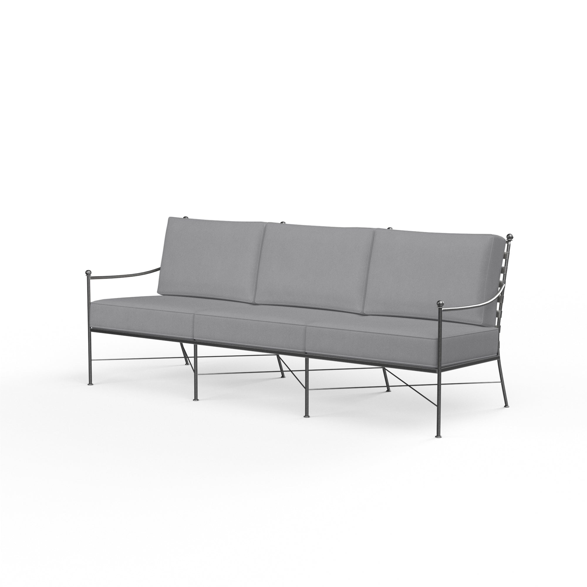 Sunset West Provence Aluminum Sofa with Cushion
