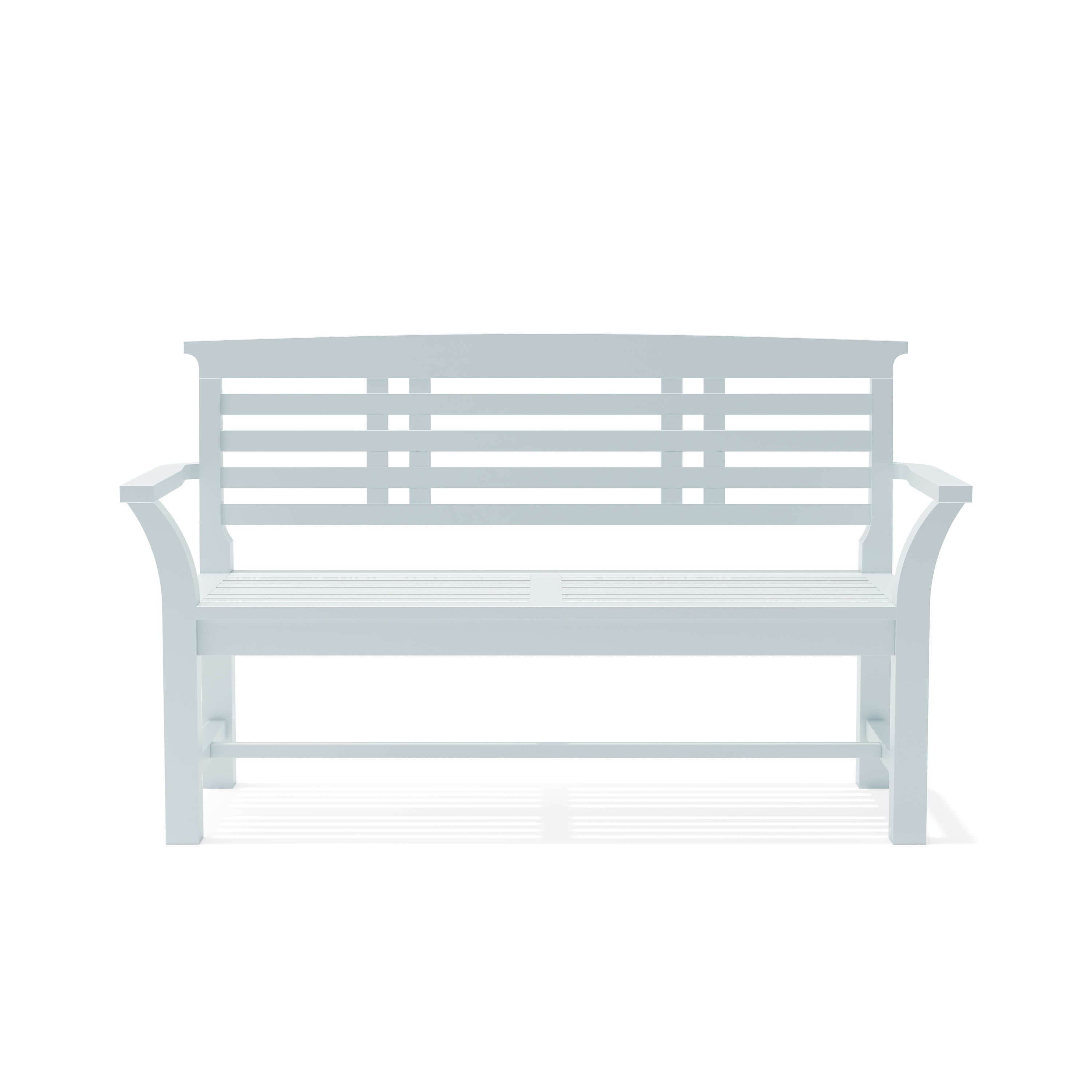 Anderson Teak Sakura 2-Seater Teak Bench In White Finish