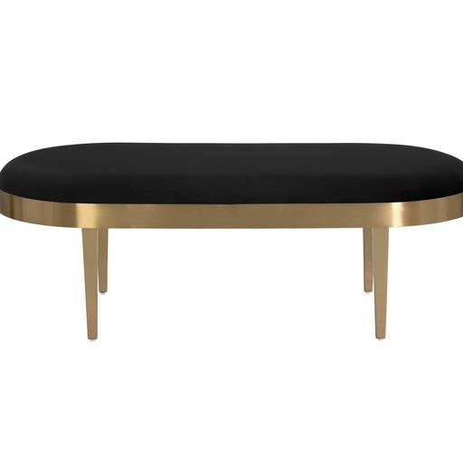 Sunpan Jolie Bench - Black Sky