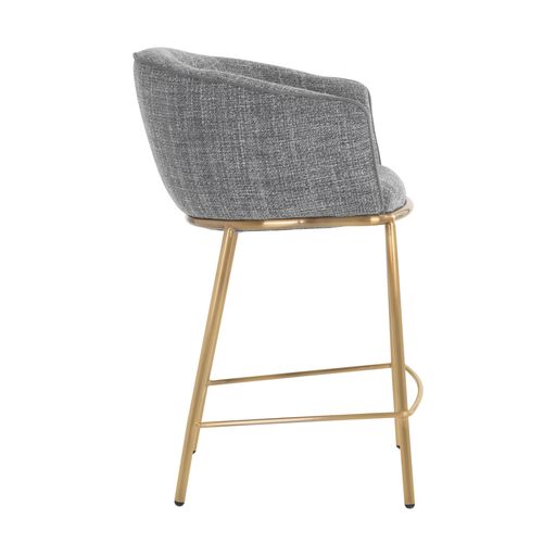 Sunpan Nadine Counter Stool Chacha Grey / Chacha Navy