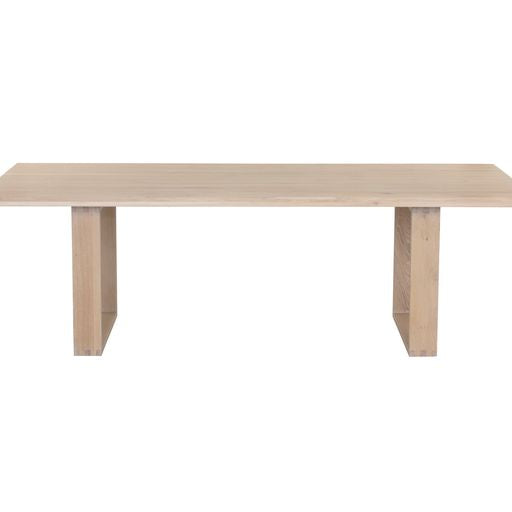Sunpan Thanus Dining Table 94.5'' Brown Oak / Light Oak