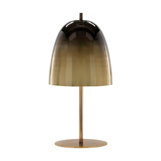 Sunpan Zade Table Lamp Antique Brass - Black Ombre / Antique Silver