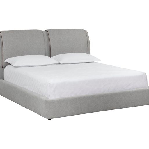 Sunpan Lowe Bed Queen / King - Belfast Heather Grey