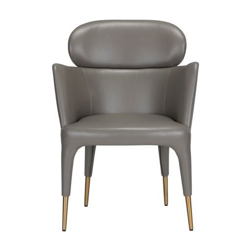 Sunpan Melody Dining Armchair Napa Stone / Napa Taupe