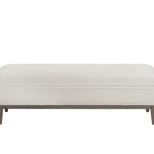 Sunpan Priscilla Bench - Linoso Ivory