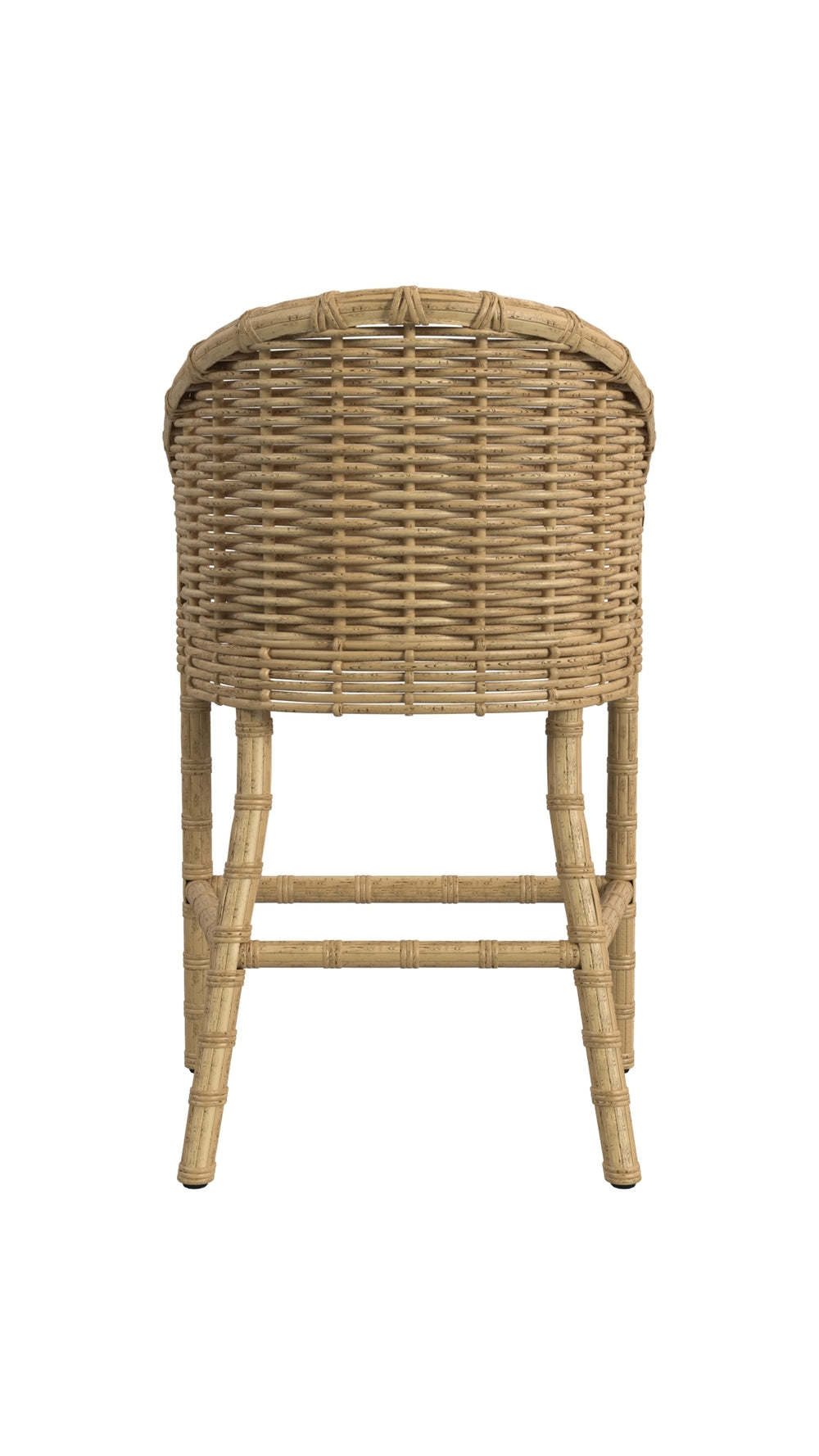Sunset West Playa Counter Stool in Soothe Pearl with Flange Welt