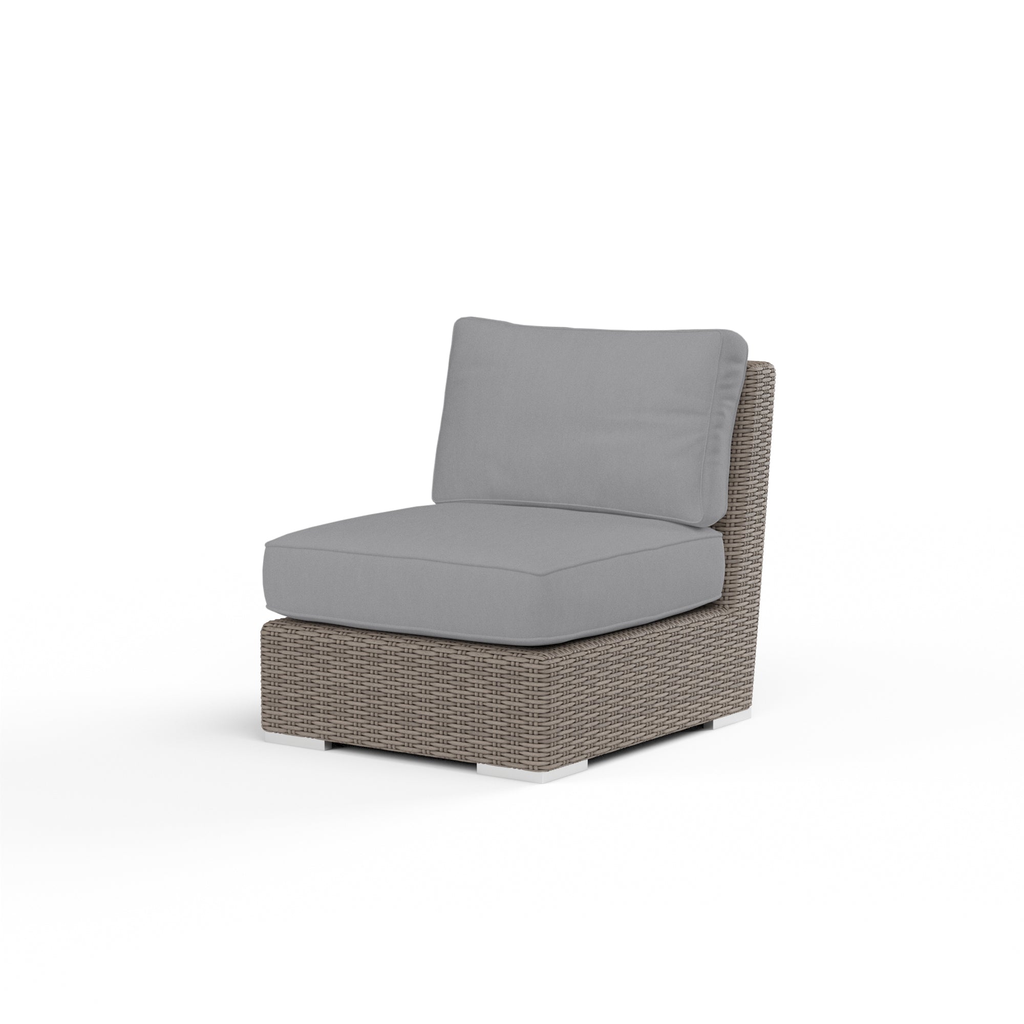 Sunset West Coronado Armless Club Chair with Cushion