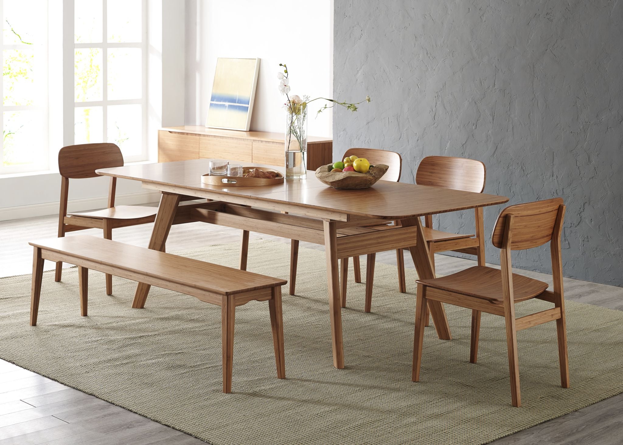 Greenington Currant 72 - 92" Extendable Dining Table In Caramelized / Black Walnut