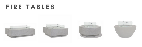 Fire Tables and Tank Covers