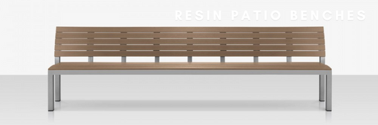 Resin Patio Benches