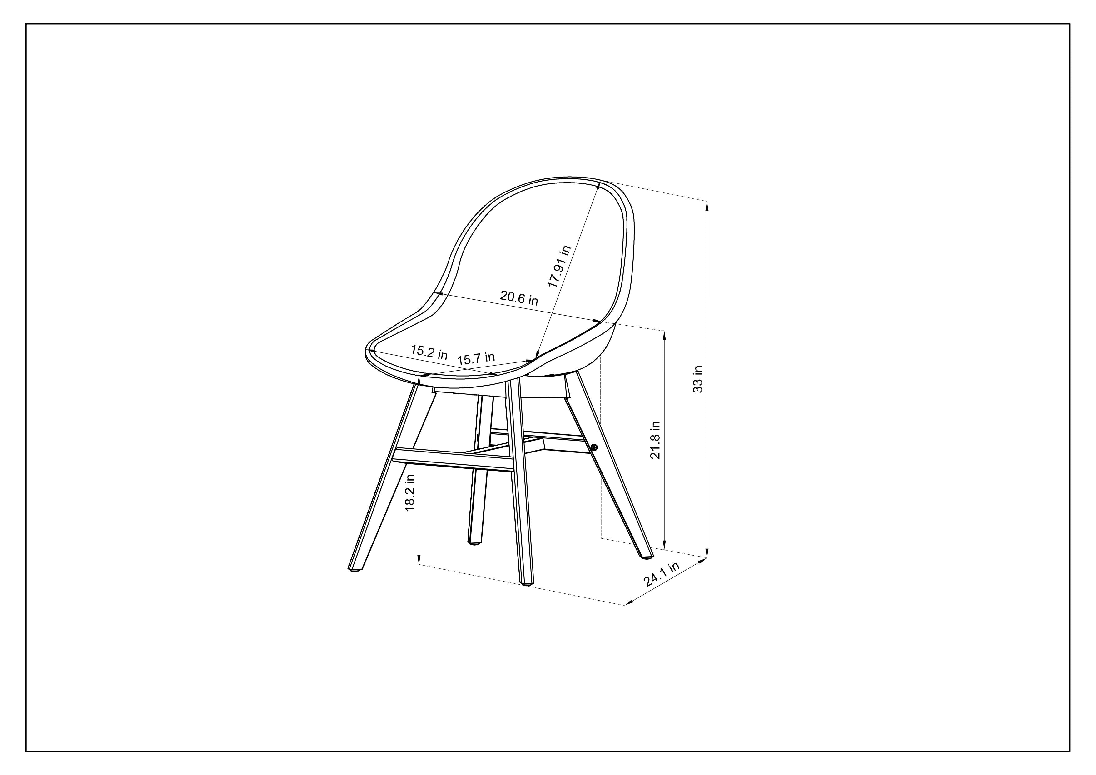 International Home Miami Amazonia 4-Piece Chairs Set | Ideal for Indoors