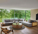 Cane-Line Scale Armrest Left & Right Oak with French Weave Natural