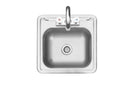TrueFlame 15"x 15" Drop-in Sink