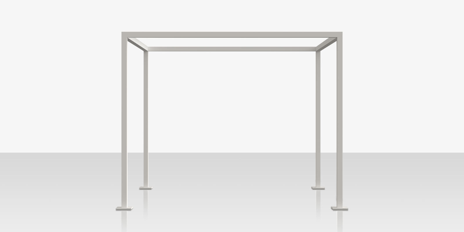 DecoScapes Furniture Breeze Cabana Frame - 15' - Wood Grain Frame