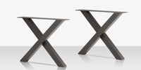 DecoScapes Contemporary X Style Dining Table Base