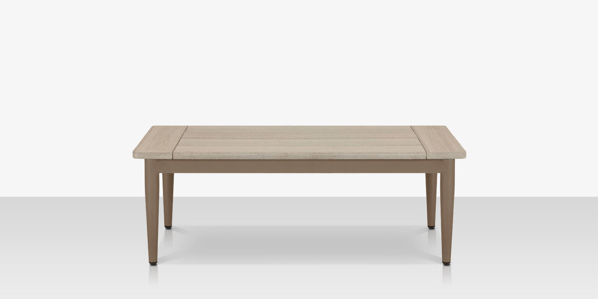 DecoScapes Danish Aluminum Rectangular Coffee Table