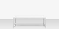 DecoScapes Iconic Aluminum Small Rectangular Coffee Table