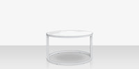 DecoScapes Iconic Aluminum Wide Round Nesting Table
