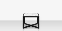 DecoScapes Iconic Aluminum Large 26'' Wide Square Side Table