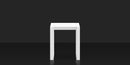 DecoScapes Iconic Aluminum Small 18'' Wide Square Side Table