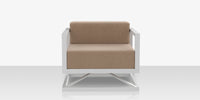 DecoScapes Iconic Aluminum Swivel Club Chair