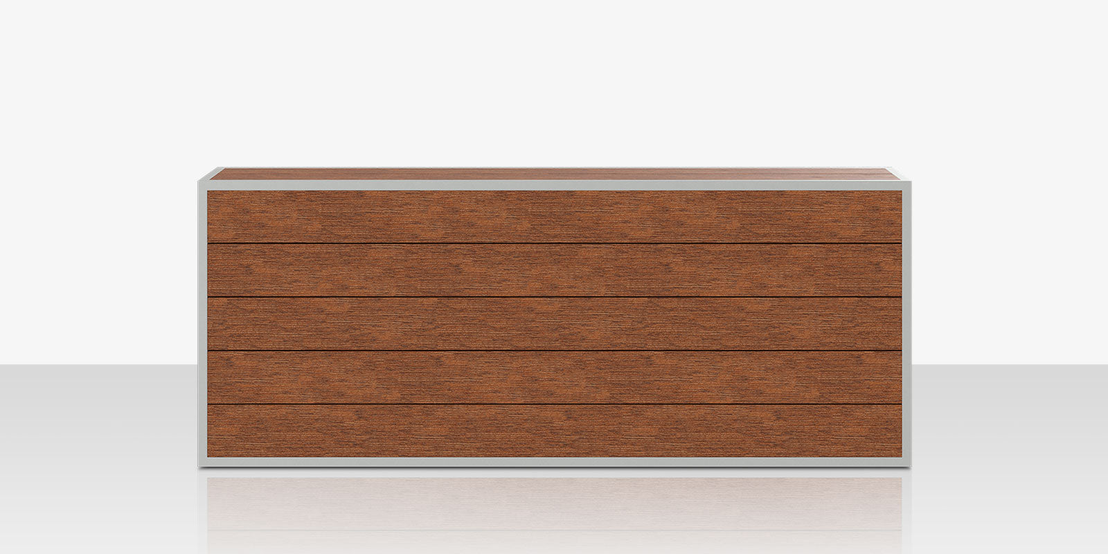 DecoScapes Mod Seat Structure - Slatted