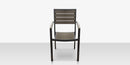 DecoScapes Napa Aluminum Stackable Dining Arm Chair