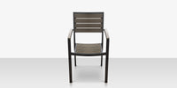 DecoScapes Napa Aluminum Stackable Dining Arm Chair
