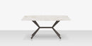 DecoScapes Oliver Emerald Rimless Porcelain Dining Table - Medium