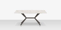 DecoScapes Oliver Emerald Rimless Porcelain Dining Table - Medium
