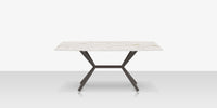 DecoScapes Oliver Emerald Rimless Porcelain Dining Table - Small
