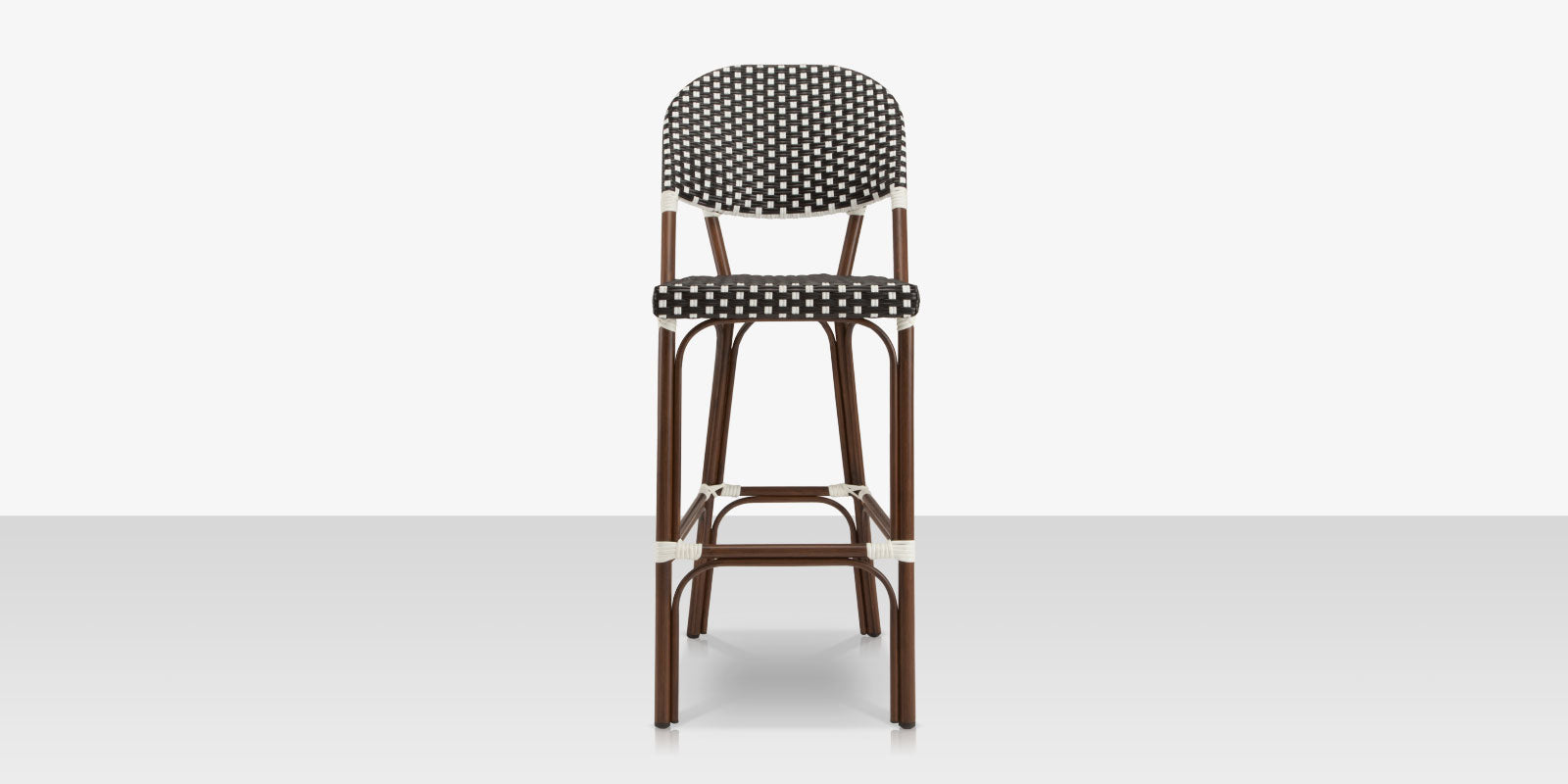 DecoScapes Paris Aluminum Stackable Bar Side Chair
