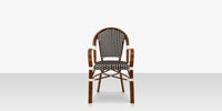 DecoScapes Paris Aluminum Stackable Dining Arm Chair