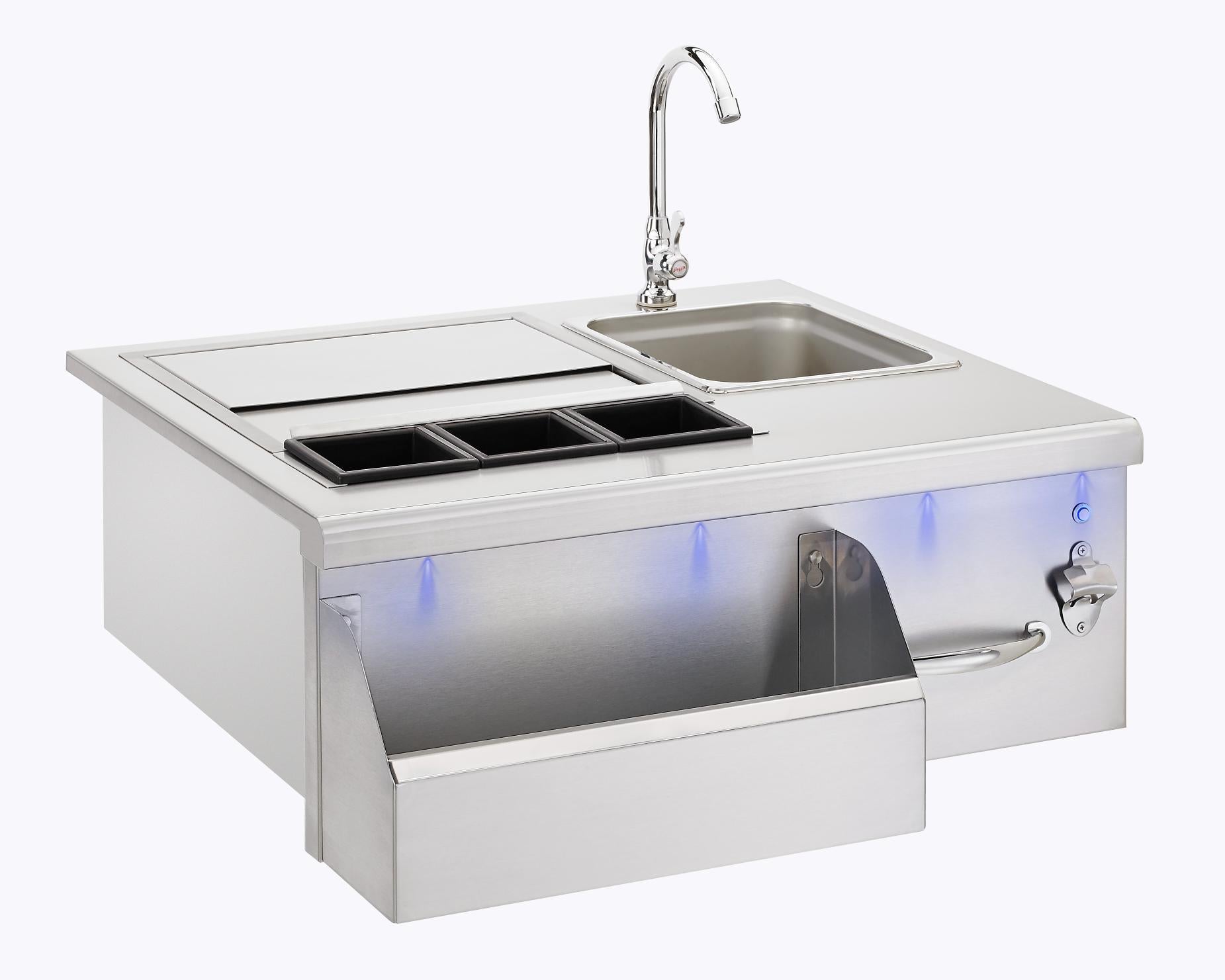 TrueFlame 30" Beverage And Prep Station