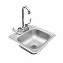 TrueFlame 15"x 15" Drop-in Sink