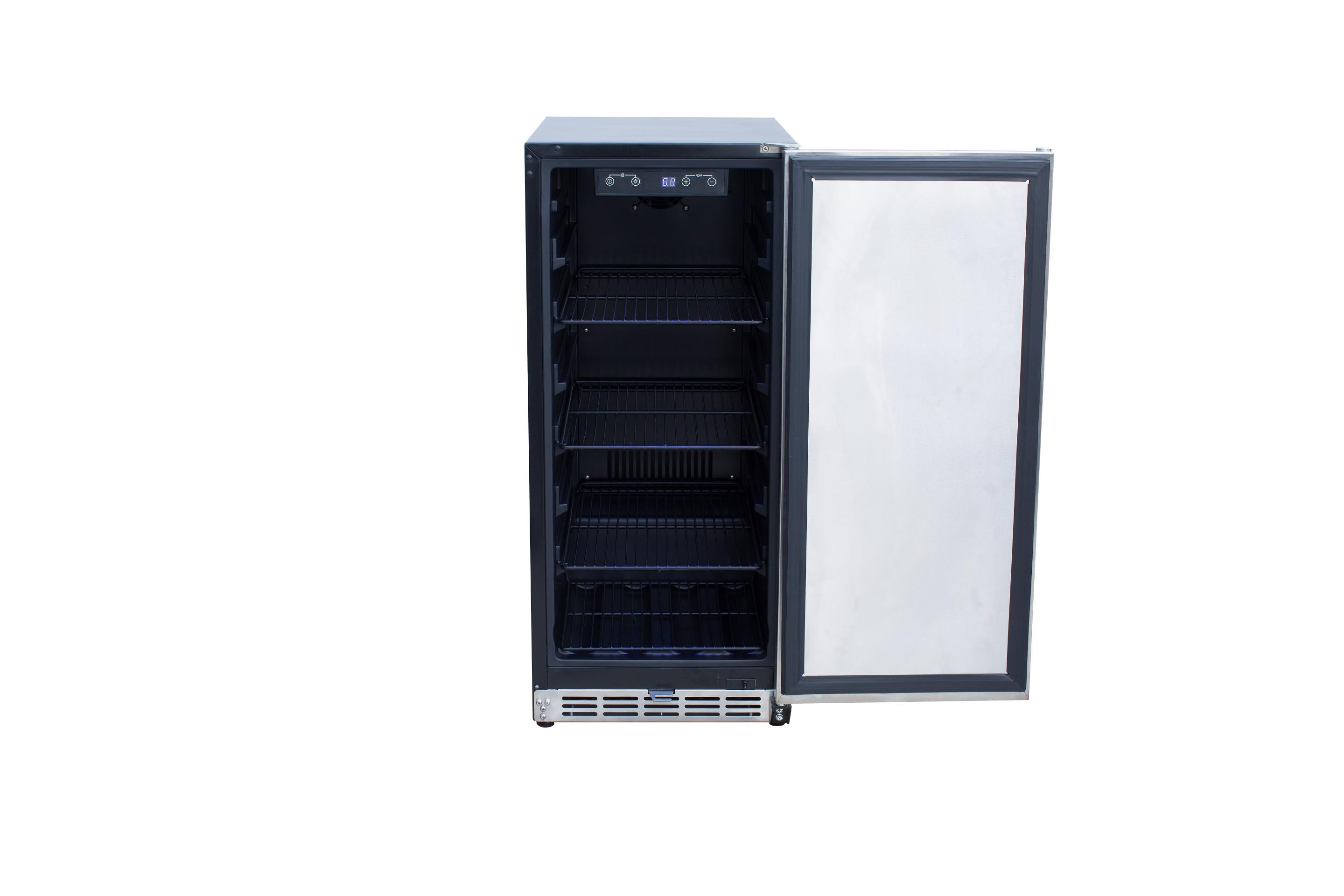 TrueFlame 15" Outdoor Rated Fridge With Stainless Door