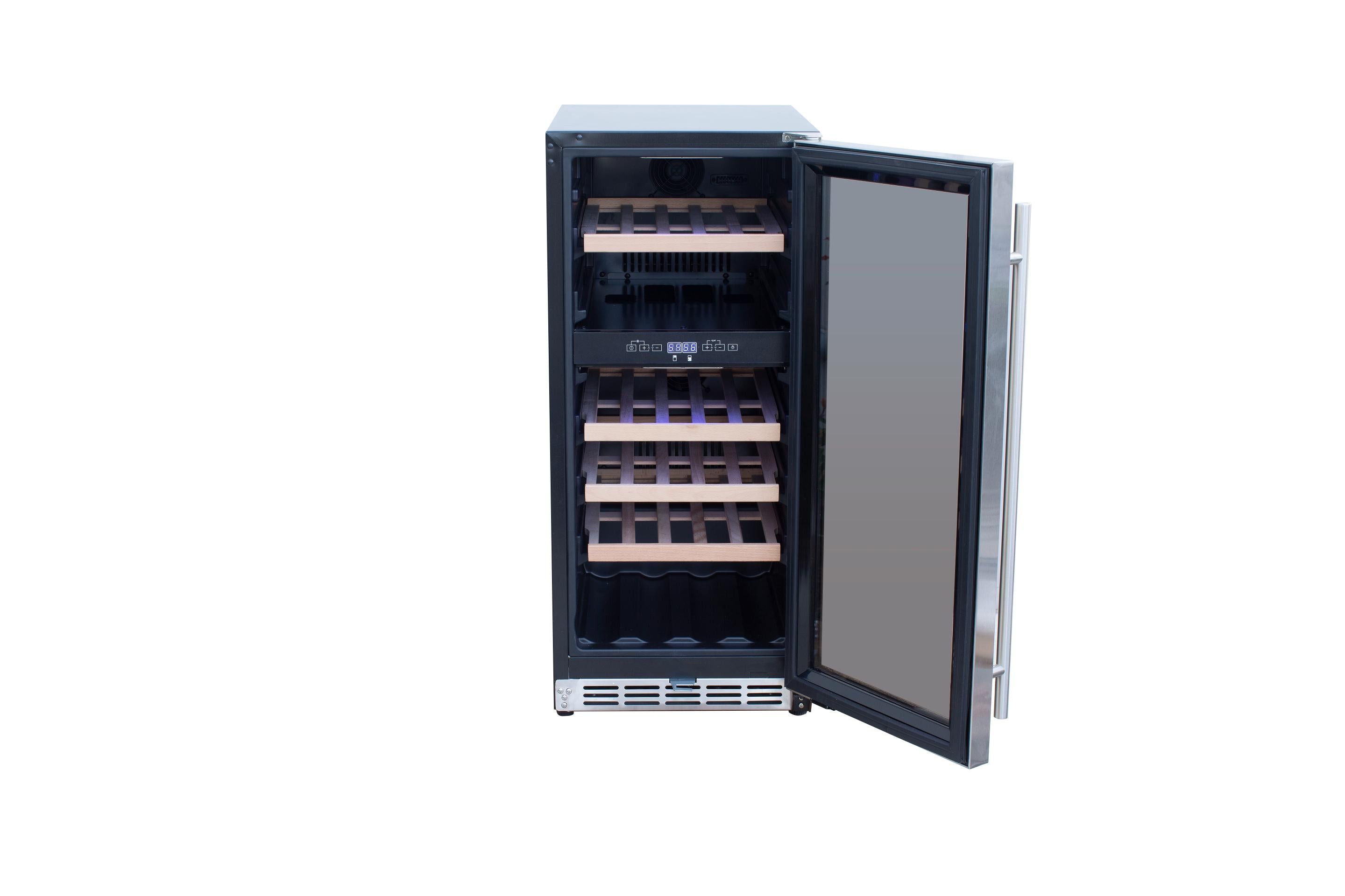 TrueFlame 15" Outdoor Rated Dual Zone Wine Cooler