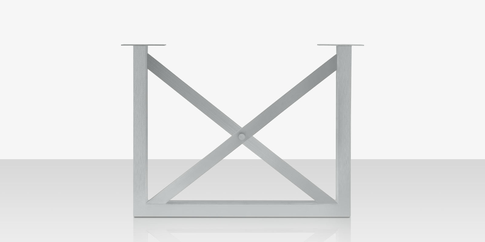 DecoScapes Contemporary Square X Style Dining Table Base