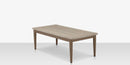 DecoScapes Danish Aluminum Rectangular Coffee Table