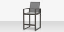 DecoScapes Iconic Aluminum Sling XL Bar Arm Chair
